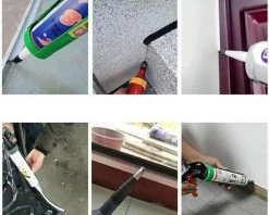 OUSUDELA 14 Pièces Buse De Calfeutrage, Finisseur De Calfeutrage, Buse D'étanchéité, Acier Inoxydable Calfeutrage Buse De Finition Pour Cuisine, Salle De Bain, Fenêtre -Pistolet à colle Soldes 58622361 5