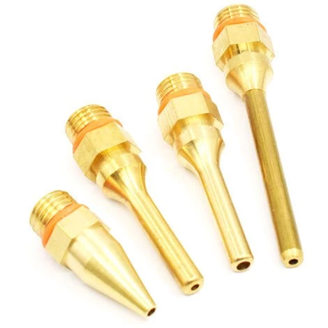 CHANCEY Kit De Buse De Pistolet à Colle En Cuivre,SEMAket 4 Buse En Cuivre Interchangeables De Diamètre De Filetage 10,8 Mm Convient Aux Outils De Pistolet à Colle Chaude 1 CHANCEY Kit De Buse De Pistolet à Colle En Cuivre,SEMAket 4 Buse En Cuivre Interchangeables De Diamètre De Filetage 10,8 Mm Convient Aux Outils De Pistolet à Colle Chaude