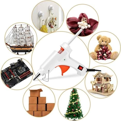 LangRay Pistolet à Colle Avec Interrupteur 20 Watt Pistolet à Colle Chaude Pistolet à Colle Chaude Ni Pistolet à Colle Bijoux à Bricoler Soi-même Sans Baton De Colle 2 LangRay Pistolet à Colle Avec Interrupteur 20 Watt Pistolet à Colle Chaude Pistolet à Colle Chaude Ni Pistolet à Colle Bijoux à Bricoler Soi-même Sans Baton De Colle – Image 2