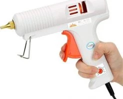 LangRay Pistolet à Colle Chaude Professionnel De 110 W Avec Pistolet à Colle Chaude à Buse Réglable En Température Et Anti-goutte Pour L'artisanat Bricolage Arts, Réparation à Domicile