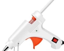 DENUOTOP Pistolet à Colle Pistolet à Colle Avec Interrupteur 20 Watt Pistolet à Colle Chaude Pistolet à Colle Chaude Ni Pistolet à Colle Bijoux à Bricoler Soi-même Sans Bâton De Colle