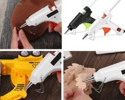 MINKUROW Pistolet à Colle Avec Interrupteur 20 Watt Pistolet à Colle Chaude Pistolet à Colle Chaude Ni Pistolet à Colle Bijoux à Bricoler Soi-même Sans Bâton De Colle -Pistolet à colle Soldes 60016315 3