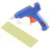 OUSUDELA Pistolet à Colle Chaude Pistolet A Colle - Pistolet Colle De Colle Pour Pistolet Le Artisanat, DIY, Maison, Bricolage, Bureau-Bleuge (sans Bâton De Colle Chaude)