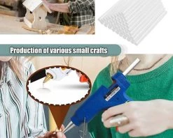 OUSUDELA Bâtons De Colle à Chaud, 11mm X 100mm, Pour Pistolet à Colle 60W DIY Art Craft, Paquet De 50 -Pistolet à colle Soldes 60280033 5