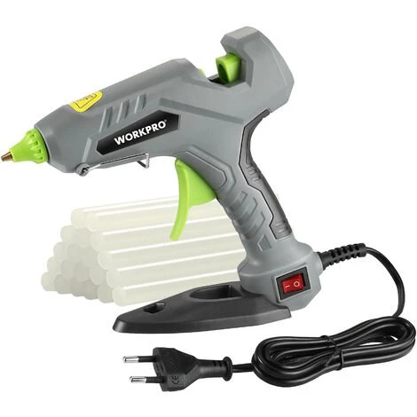 WORKPRO Pistolet à Colle Chaude 60W Avec 20 Bâtons De Colle 11x100 Mm, Pistolet à Colle Electrique De Chauffage Rapide Pour Réparation, Art Et DIY 1 WORKPRO Pistolet à Colle Chaude 60W Avec 20 Bâtons De Colle 11x100 Mm, Pistolet à Colle Electrique De Chauffage Rapide Pour Réparation, Art Et DIY