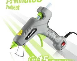 WORKPRO Pistolet à Colle Chaude 60W Avec 20 Bâtons De Colle 11x100 Mm, Pistolet à Colle Electrique De Chauffage Rapide Pour Réparation, Art Et DIY 8 WORKPRO Pistolet à Colle Chaude 60W Avec 20 Bâtons De Colle 11x100 Mm, Pistolet à Colle Electrique De Chauffage Rapide Pour Réparation, Art Et DIY -Pistolet à colle Soldes 60470117 4