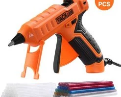 TODOT Pistolet à Colle 30W Avec 60 Bâtons De Colle, Chauffage Rapide Et Température Constante Automatique - GGO21AC