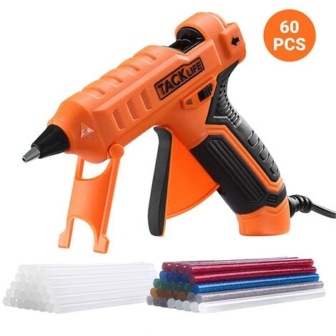 TODOT Pistolet à Colle 30W Avec 60 Bâtons De Colle, Chauffage Rapide Et Température Constante Automatique - GGO21AC 1 TODOT Pistolet à Colle 30W Avec 60 Bâtons De Colle, Chauffage Rapide Et Température Constante Automatique - GGO21AC