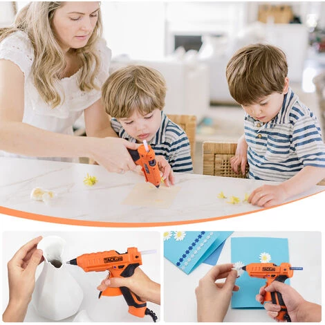 TODOT Pistolet à Colle 30W Avec 60 Bâtons De Colle, Chauffage Rapide Et Température Constante Automatique - GGO21AC 5 TODOT Pistolet à Colle 30W Avec 60 Bâtons De Colle, Chauffage Rapide Et Température Constante Automatique - GGO21AC – Image 5