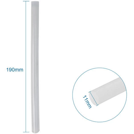 SWANEW Colle Thermofusible Bâtons De Colle 11 X 200 Mm, Transparent 100 Pcs - Transparent 2 SWANEW Colle Thermofusible Bâtons De Colle 11 X 200 Mm, Transparent 100 Pcs - Transparent – Image 2