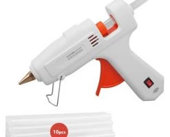 LIFCAUSAL Pistolet à Colle Thermofusible 220 V 40 W Outil De Réparation De Bâtons De Colle De Qualité Supérieure Avec 10 Bâtons De Colle Ou Utilisation Artisanale, Décoration De Noël/cadeaux Prise Ue 8 LIFCAUSAL Pistolet à Colle Thermofusible 220 V 40 W Outil De Réparation De Bâtons De Colle De Qualité Supérieure Avec 10 Bâtons De Colle Ou Utilisation Artisanale, Décoration De Noël/cadeaux Prise Ue -Pistolet à colle Soldes 60913416 4