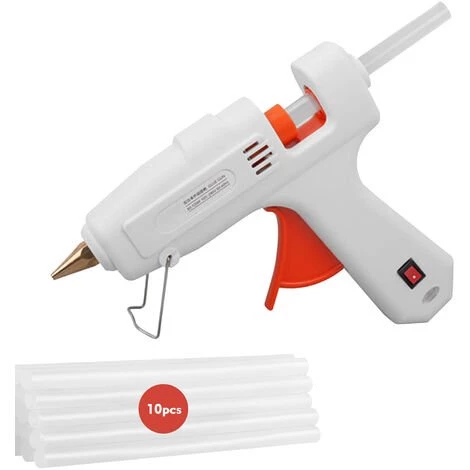 LIFCAUSAL Pistolet à Colle Thermofusible 220 V 40 W Outil De Réparation De Bâtons De Colle De Qualité Supérieure Avec 10 Bâtons De Colle Ou Utilisation Artisanale, Décoration De Noël/cadeaux Prise Ue 4 LIFCAUSAL Pistolet à Colle Thermofusible 220 V 40 W Outil De Réparation De Bâtons De Colle De Qualité Supérieure Avec 10 Bâtons De Colle Ou Utilisation Artisanale, Décoration De Noël/cadeaux Prise Ue – Image 4