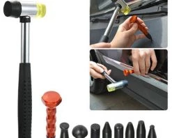 LIFCAUSAL Outil De Réparation De Dent Sans Peinture Kit De Réparation De Débosselage De Voiture 46 Pièces Outils D'extraction De Dent -Pistolet à colle Soldes 60913503 3