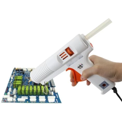 Cisea Pistolet à Colle Thermofusible Haute Température Verre Colle Saisir Chauffage électrique 100w Thermostat 11mm 5 Cisea Pistolet à Colle Thermofusible Haute Température Verre Colle Saisir Chauffage électrique 100w Thermostat 11mm – Image 5