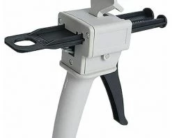 GRID COOL Pistolet Distributeur Époxy , AB Pistolet à Colle Époxy Poignée Applicateur Pour Mélange Colle, Ratios 1:1 50 Ml(Blanc)