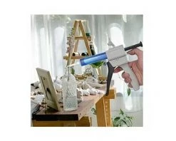 GRID COOL Pistolet Distributeur Époxy , AB Pistolet à Colle Époxy Poignée Applicateur Pour Mélange Colle, Ratios 1:1 50 Ml(Blanc) -Pistolet à colle Soldes 61224506 5