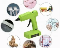LIFCAUSAL Hot Melt Glue Machine Portable Handheld Wireless Electric Glue Machine 6000mAh Ménage Manuel Pour La Réparation à La Main -Pistolet à colle Soldes 63745939 5