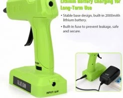 LIFCAUSAL Hot Melt Glue Machine Portable Handheld Electric Wireless Glue Machine 6000mAh Household Manual For Repair Handmade,EU220V -Pistolet à colle Soldes 63746277 3