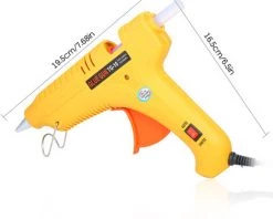LIFCAUSAL Pistolet à Colle Thermofusible 60W/100W Puissance Réglable Machine à Colle Thermofusible Multifonctionnel Ménage Industriel Pistolet à Colle DIY Jaune GT-10,EU 7 LIFCAUSAL Pistolet à Colle Thermofusible 60W/100W Puissance Réglable Machine à Colle Thermofusible Multifonctionnel Ménage Industriel Pistolet à Colle DIY Jaune GT-10,EU -Pistolet à colle Soldes 63746406 3