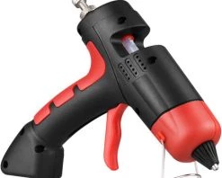 LIFCAUSAL Machine à Colle Thermofusible Affichage Numérique électronique Portable Sans Fil Batterie Li-ion Pistolet à Colle Température Et Quantité De Colle Réglables Pour Le Bricolage Et La Réparation De Meubles Avec 30 Bâtons De Colle, Affichage Numérique Au Lith -Pistolet à colle Soldes 63746433 3