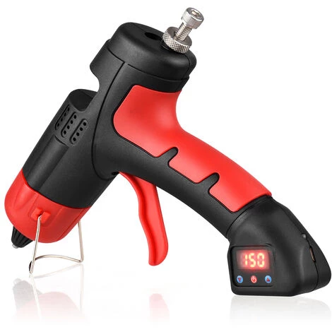 LIFCAUSAL Machine à Colle Thermofusible Affichage Numérique électronique Portable Sans Fil Batterie Li-ion Pistolet à Colle Température Réglable Et Sortie De Quantité De Colle Pour Le Bricolage Et La Réparation De Meubles Avec 30 Bâtons De Colle 5 LIFCAUSAL Machine à Colle Thermofusible Affichage Numérique électronique Portable Sans Fil Batterie Li-ion Pistolet à Colle Température Réglable Et Sortie De Quantité De Colle Pour Le Bricolage Et La Réparation De Meubles Avec 30 Bâtons De Colle – Image 5