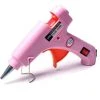 CARILLONSàVENT Carivent Pistolet à Colle Thermofusible Rose Mini Accessoires De Bijoux De Bricolage Faits à La Main Pour Enfants 20W Pistolet à Fusion électrique Pistolet à Colle Chaude Plug In Pistolet à Colle Haute Température