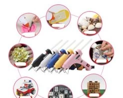 CARILLONSàVENT Carivent Pistolet à Colle Thermofusible Rose Mini Accessoires De Bijoux De Bricolage Faits à La Main Pour Enfants 20W Pistolet à Fusion électrique Pistolet à Colle Chaude Plug In Pistolet à Colle Haute Température -Pistolet à colle Soldes 64143326 2