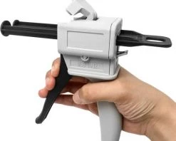 DENUOTOP Pistolet Distributeur Époxy 50 Ml, Pistolet Distributeur De Mélange Pour Mélange Colle, Buse Mélangeuse Statique