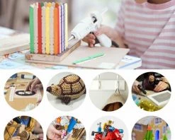 LIFCAUSAL Bâton De Colle Chaude 25 Pièces 7MM Bricolage Manuel Transparent Couleur Flash Or Oignon Couleur Magique Bande Thermofusible Lumineuse Pour Coller La Réparation De Remplissage -Pistolet à colle Soldes 64475772 5