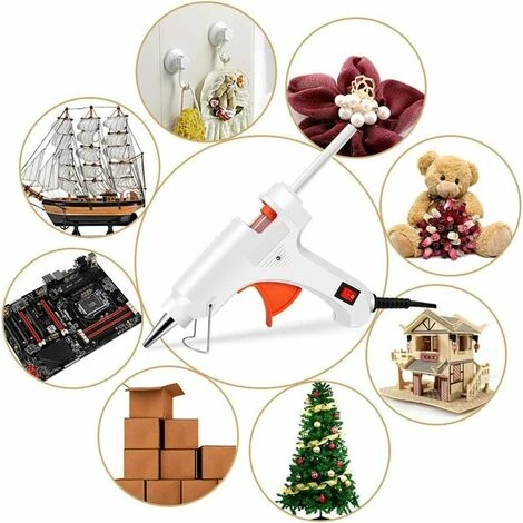 L'FLANEUR Pistolet à Colle Avec Interrupteur 20 Watt Pistolet à Colle Chaude Pistolet à Colle Chaude Ni Pistolet à Colle Bijoux à Bricoler Soi-même Sans Baton De Colle ANEUR 2 L'FLANEUR Pistolet à Colle Avec Interrupteur 20 Watt Pistolet à Colle Chaude Pistolet à Colle Chaude Ni Pistolet à Colle Bijoux à Bricoler Soi-même Sans Baton De Colle ANEUR – Image 2