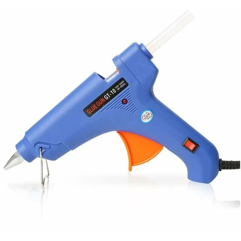 Fei Yu Pistolet à Colle Chaude 100W Chauffrage Rapide Et Sûr, Anti écoulement Pour Réparation,Artisanat, DIY,Maison,Bureau - Bleu 1 Fei Yu Pistolet à Colle Chaude 100W Chauffrage Rapide Et Sûr, Anti écoulement Pour Réparation,Artisanat, DIY,Maison,Bureau - Bleu