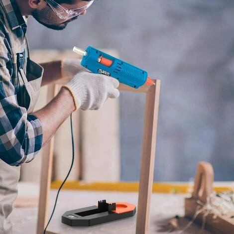 ZOLGINAH Pistolet à Colle Chaude 150W Pistolet à Colle Avec 35pcs Bâtons (150mm) Chauffrage Rapide Avec 5 Températures Réglables,Une Base Rangement,Artisanat,DIY,Maison,Bricolage,Bureau-Bleu 5 ZOLGINAH Pistolet à Colle Chaude 150W Pistolet à Colle Avec 35pcs Bâtons (150mm) Chauffrage Rapide Avec 5 Températures Réglables,Une Base Rangement,Artisanat,DIY,Maison,Bricolage,Bureau-Bleu – Image 5
