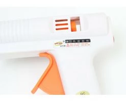 MERéTéET Pistolet à Colle Chaude AC100 240 V 100 W Pistolet à Colle Thermofusible Réglable à Température Constante Convient Pour La Réparation De La Maison, Les Loisirs Créatifs Blanc -Pistolet à colle Soldes 66085167 2