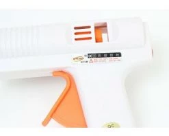MERéTéET Pistolet à Colle Chaude AC100 240 V 100 W Pistolet à Colle Thermofusible Réglable à Température Constante Convient Pour La Réparation De La Maison, Les Loisirs Créatifs Blanc -Pistolet à colle Soldes 66085167 4