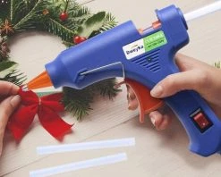 MEZHENG Bâton De Colle Chaude, 7x100 Mm Bâtons De Colle Chaude Transparents Pour Pistolet à Colle Chaude, Sans Solvant, Séchage Rapide -Pistolet à colle Soldes 66091900 3