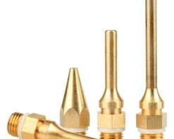 Kit De Buse De Pistolet à Colle En Cuivre, 4 Buse En Cuivre Interchangeables De Diamètre De Filetage 10,8 Mm Convient Aux Outils De Pistolet à Colle Chaude——Adélala