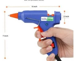 Pistolet à Colle Chaude 40pcs Bâtons Chauffrage Rapide Et Sûr Pistolet à Colle 50W, Y Compris Un Sac à Outils, Anti écoulement Pour Réparation, Artisanat, DIY, Maison, Bricolage, Bureau- Bleu Adélala 7 Pistolet à Colle Chaude 40pcs Bâtons Chauffrage Rapide Et Sûr Pistolet à Colle 50W, Y Compris Un Sac à Outils, Anti écoulement Pour Réparation, Artisanat, DIY, Maison, Bricolage, Bureau- Bleu Adélala -Pistolet à colle Soldes 66384053 3