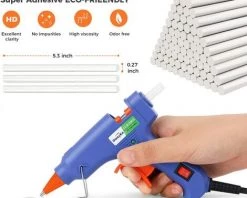 Pistolet à Colle Chaude 40pcs Bâtons Chauffrage Rapide Et Sûr Pistolet à Colle 50W, Y Compris Un Sac à Outils, Anti écoulement Pour Réparation, Artisanat, DIY, Maison, Bricolage, Bureau- Bleu Adélala 8 Pistolet à Colle Chaude 40pcs Bâtons Chauffrage Rapide Et Sûr Pistolet à Colle 50W, Y Compris Un Sac à Outils, Anti écoulement Pour Réparation, Artisanat, DIY, Maison, Bricolage, Bureau- Bleu Adélala -Pistolet à colle Soldes 66384053 4