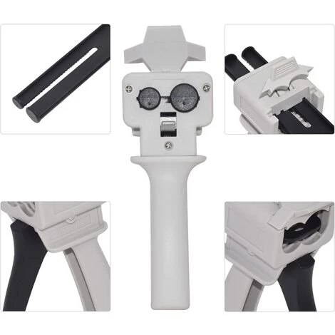 OCXIN 50ml AB Colle Epoxy Pistolet À Colle Adhésif Mixte 1: 1 & 2: 1 Poignée Spread Dispensing Gun (Pistolet À Colle) 5 OCXIN 50ml AB Colle Epoxy Pistolet À Colle Adhésif Mixte 1: 1 & 2: 1 Poignée Spread Dispensing Gun (Pistolet À Colle) – Image 5
