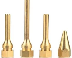 4 Pièces Kit De Buse De Pistolet à Colle En Cuivre Interchangeables De Diamètre De Filetage 10,8MM Convient Aux Outils De Pistolet à Colle Chaude,Lonvrèe