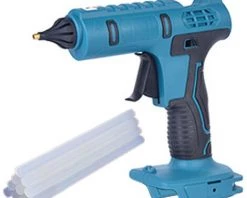 ASUPERMALL Machine à Colle Thermofusible électrique Portable Sans Fil Au Lithium Applicateur De Colle Pour La Maison, Le Bricolage, L'artisanat Et La Fabrication De Colle à La Main, Host & 10pcs Barres De Colle Thermofusible - Host & 10pcs Barres De Colle Thermofusi