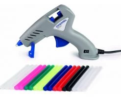 ECHOO 930 Pistolet à Colle Chaude -  Kit Avec 2 Températures De Chauffe Avec 28 Bâtons De Colle 7mm