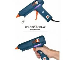 KAEJYIUT Pistolet à Colle Thermofusible 150W Thermostat Distributeur De Colle Thermostat Industriel -Pistolet à colle Soldes 68155981 5