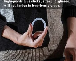 ZOLGINAH Lot De 200 Bâtons De Colle Chaude 100 X 7mm, Bâtonnets De Colle Transparents Universels Pour Pistolet à Colle Chaude, Idéal Pour Bricolage, Artisanat, Loisir -Pistolet à colle Soldes 68290089 5